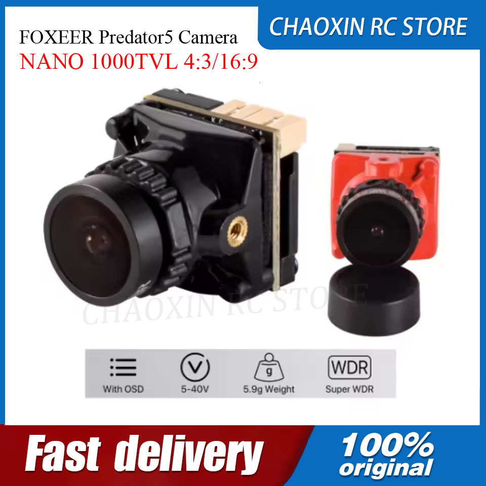 Drone Racing Camera - กล้อง FOXEER Predator5 NANO 1000TVL อัตราส่วนภาพ