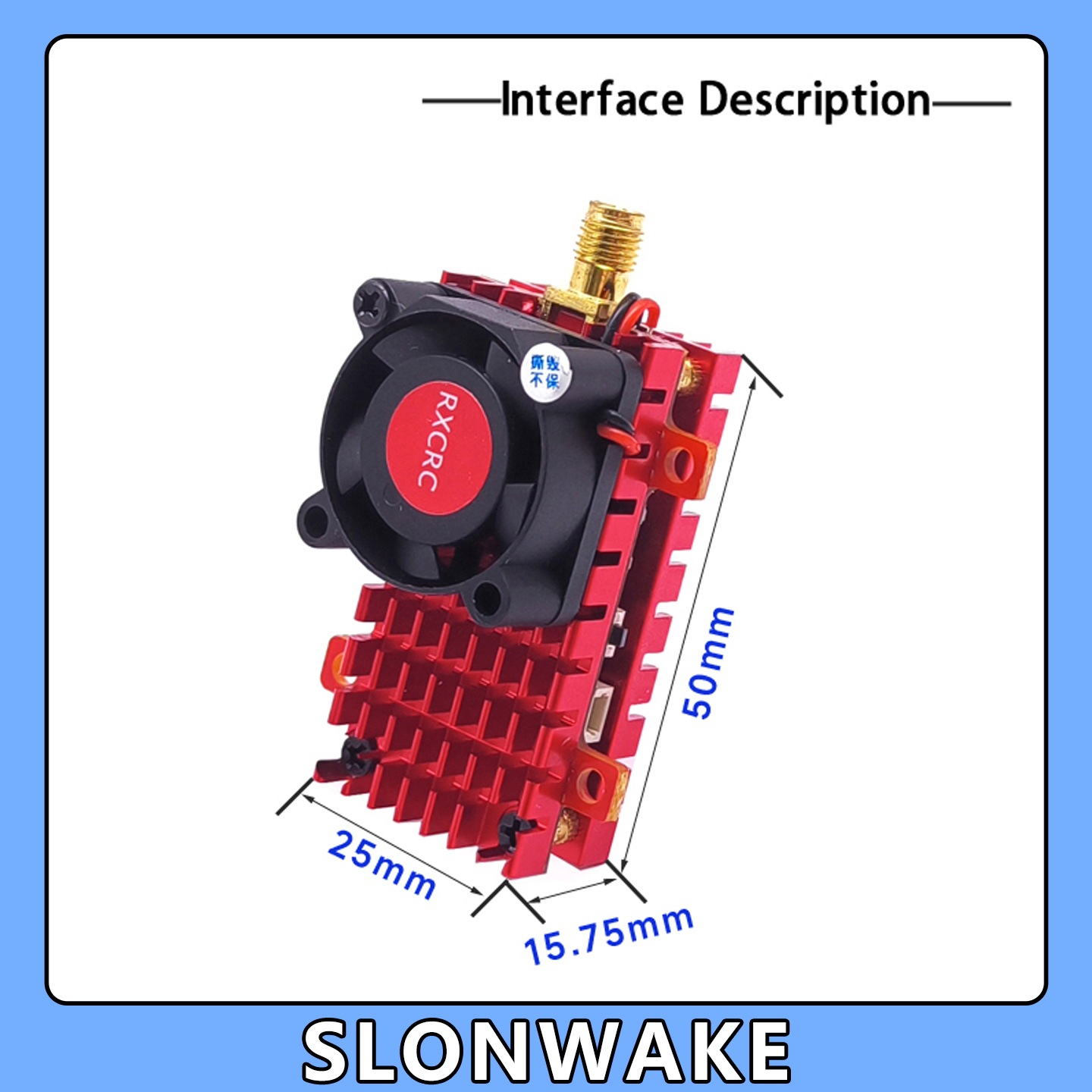 SLONWAKE 5.8G 2W VTX FPV กล้อง - Drone Racing Camera บทวิจารณ์และราคา