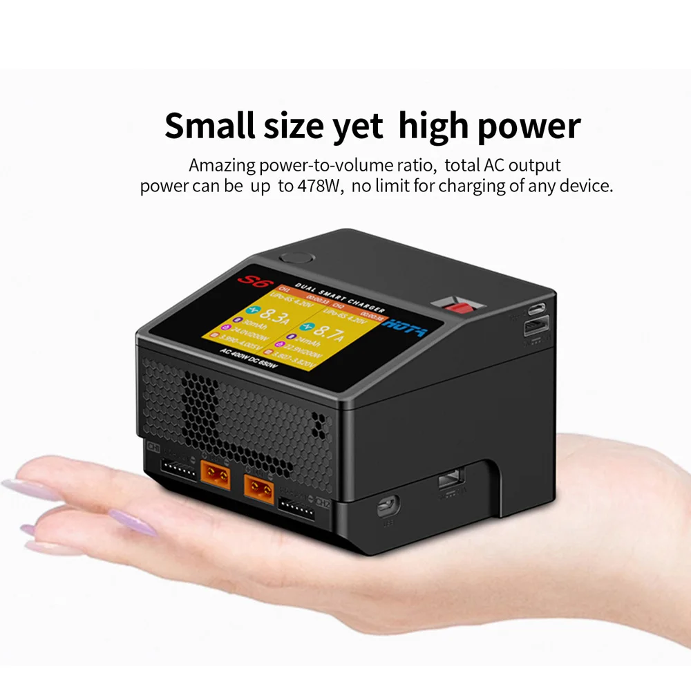 SkyCityFPV HOTA S6 AC 400W 15A - Drone Racing Charger บทวิจารณ์และราคา