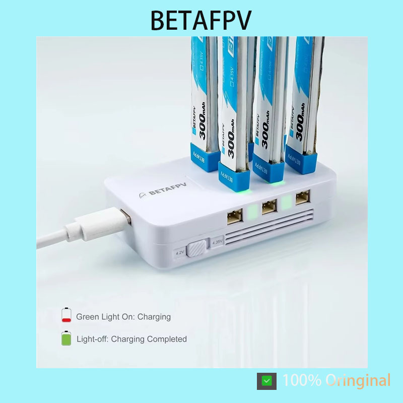 BETAFPV 6 พอร์ต 1S เครื่องชาร์ - Drone Racing Charger บทวิจารณ์และราคา