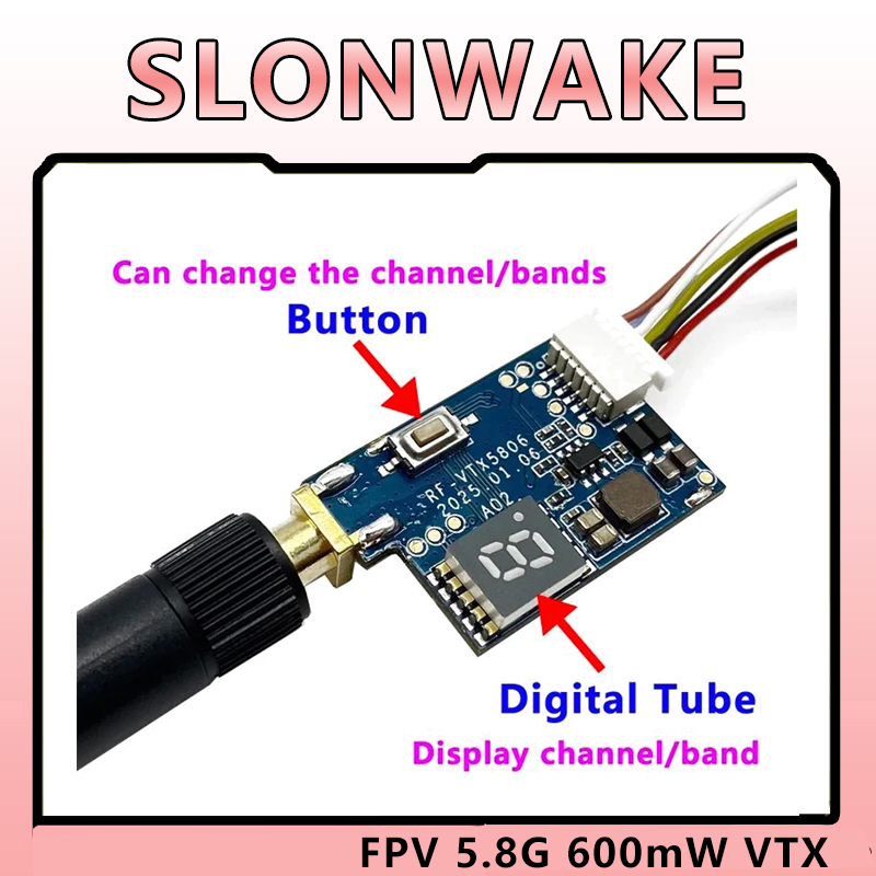 SLONWAKE 5.8G TS5823 PRO เครื่ - Drone Racing Camera บทวิจารณ์และราคา